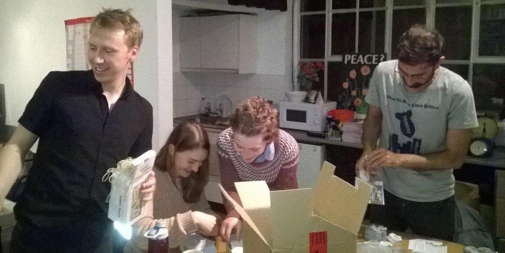 White poppy volunteer evening