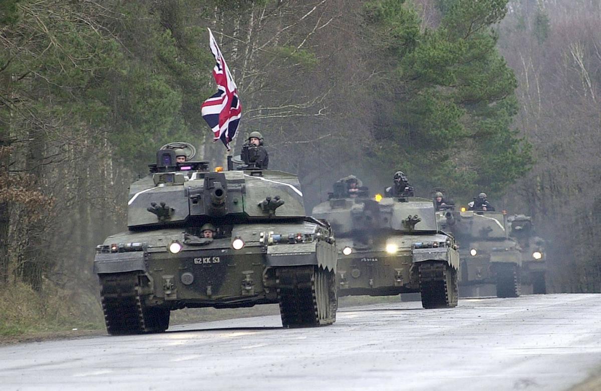 British tank