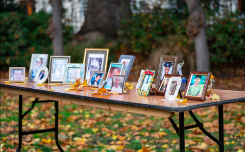 Photo framed at National alternative remembrance Ceremony