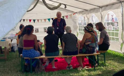 PPU at Woodcraft Folk Camp 100