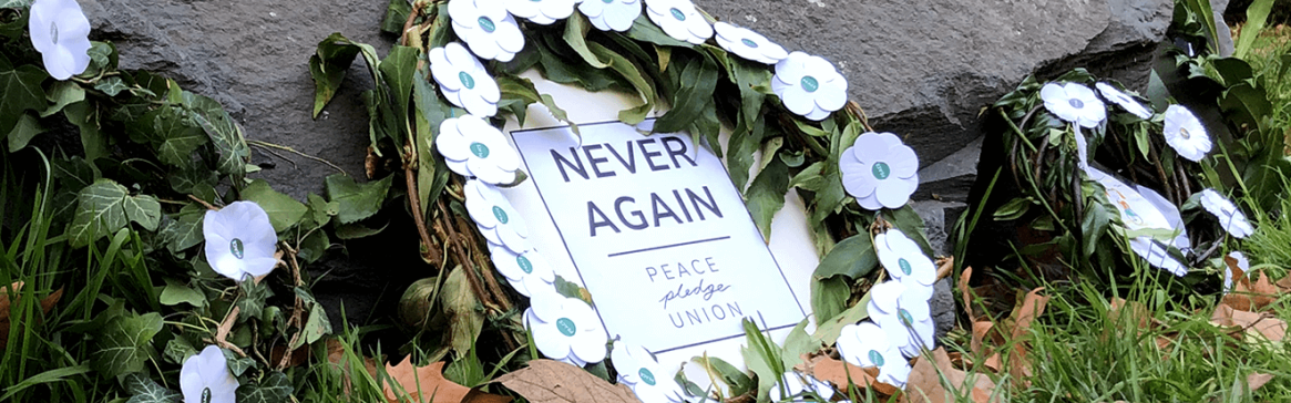 National Ceremony white poppy wreath